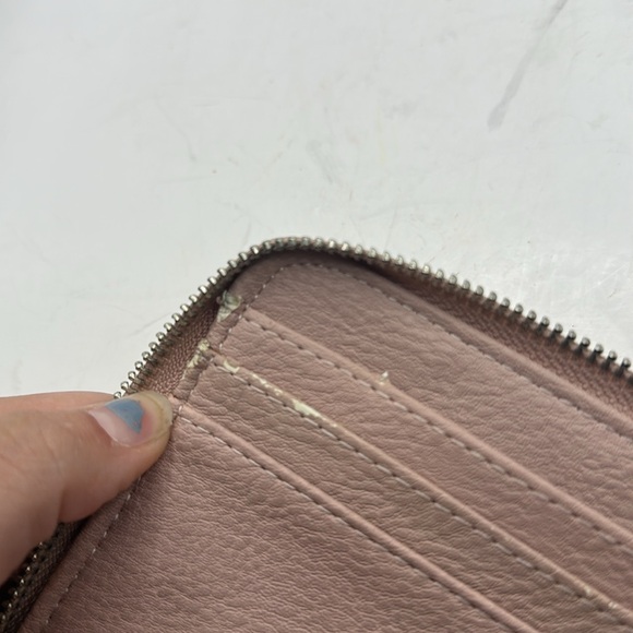 Steve Madden Pink Quilted Clutch Wristlet Wallet ID Card Holder - Picture 8 of 13